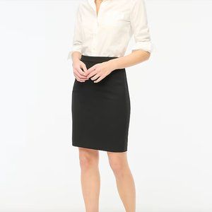 NEW J. Crew black pencil skirt